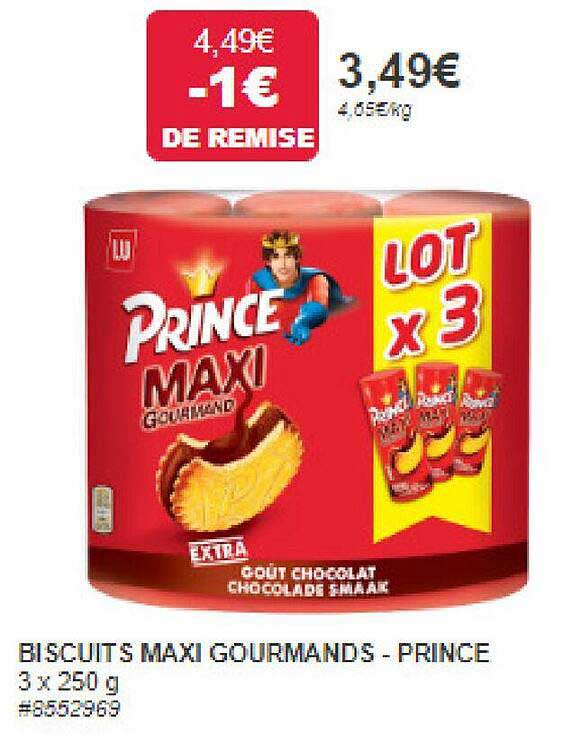 Biscuits Maxi Gourmands - Prince