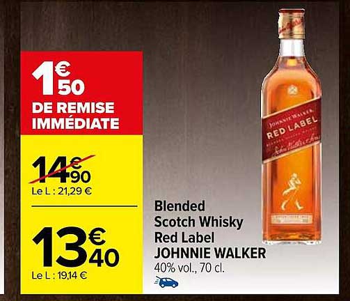 Blended Scotch Whisky Red Label Johnnie Walker