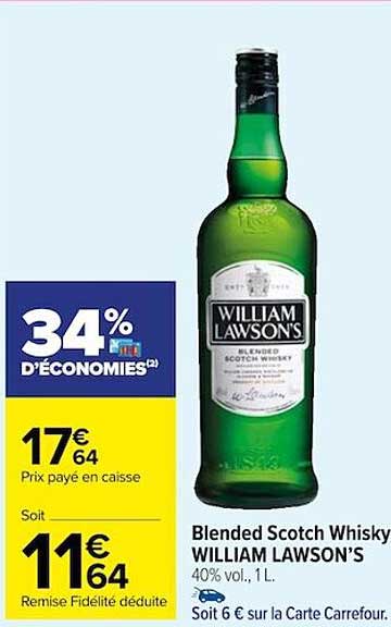 blended scotch whisky william lawson's