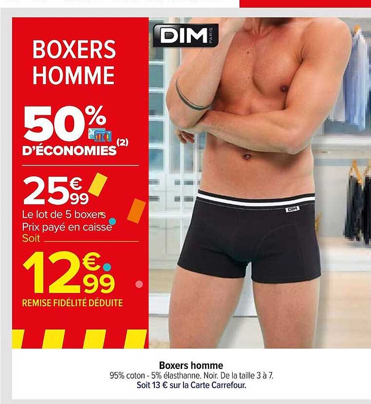 Boxers Homme Dim
