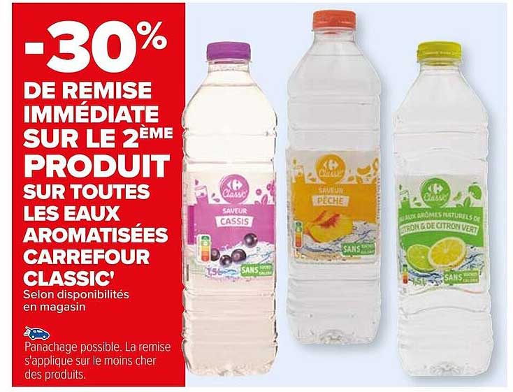 eaux aromatisées carrefour classic'