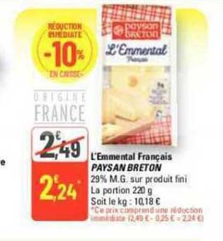 l'emmental français paysan breton