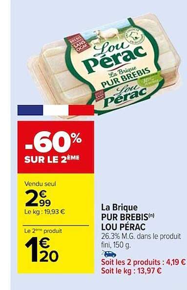 la brique pur brebis lou pérac