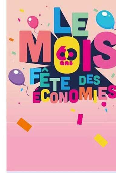 le mois fête des économies
