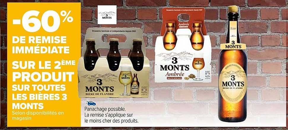les bières 3 monts