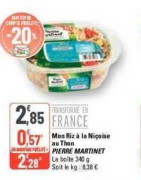 mon riz à la niçoise au thon pierre martinet