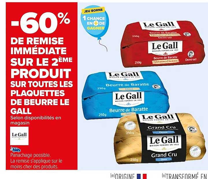 plaquettes de beurre le gall