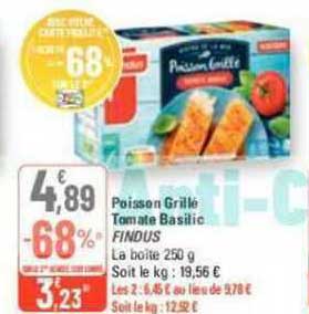 Poisson Grillé Tomate Basilic