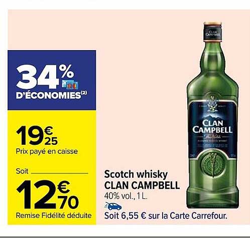 scotch whisky clan campbell