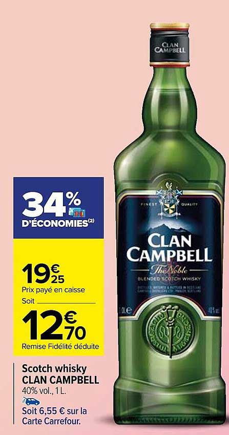 scotch whisky clan campbell