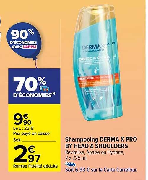 shampooing derma x pro by head & shoulders