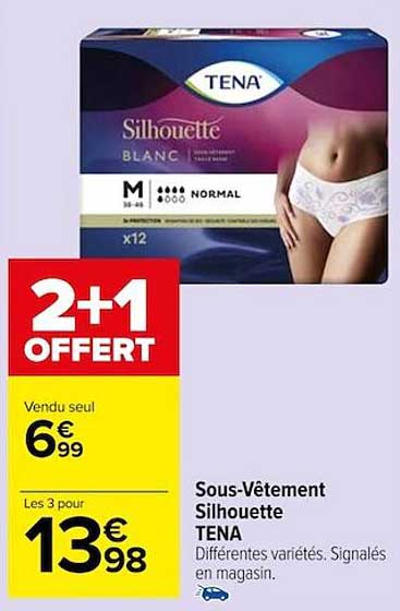 sous-vêtement silhouette tena