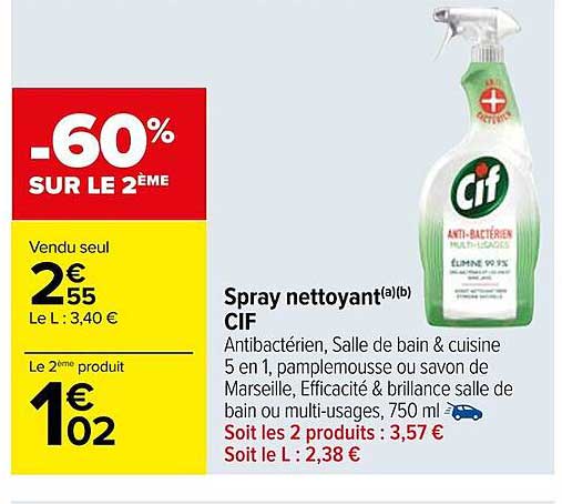 Spray Nettoyant Cif