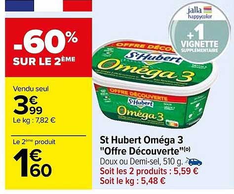 st hubert oméga 3 "offre découverte"
