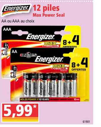 12 piles max power seal energizer
