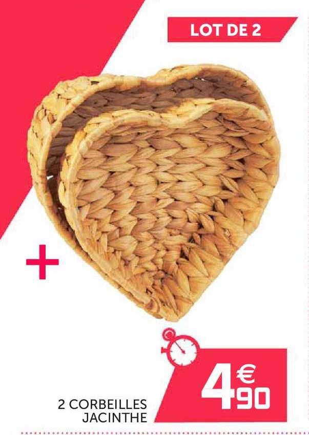 2 corbeilles jacinthe