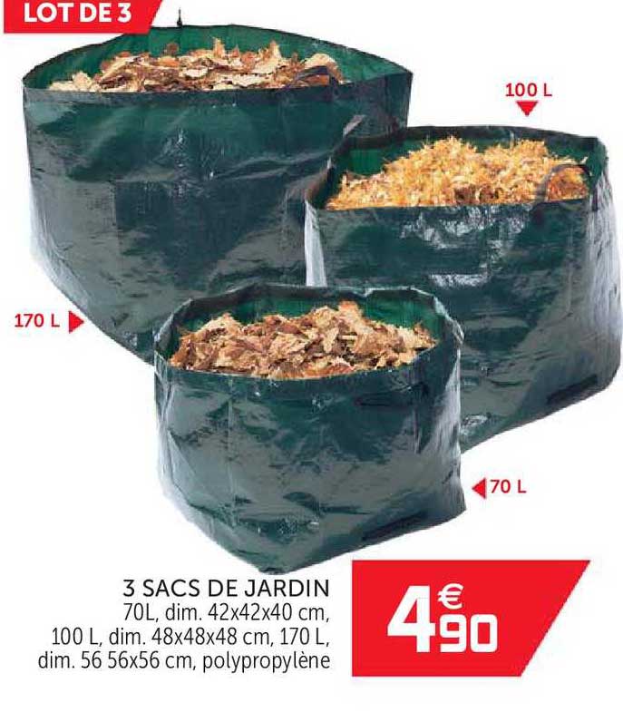 3 Sacs De Jardin