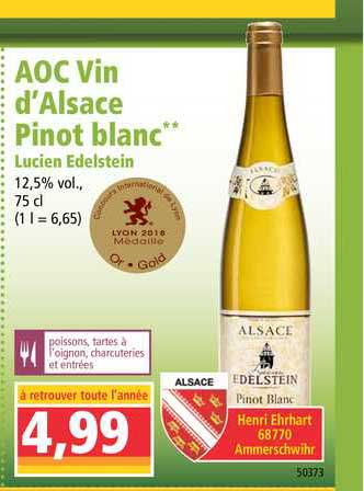 aoc vin d'alsace pinot blanc