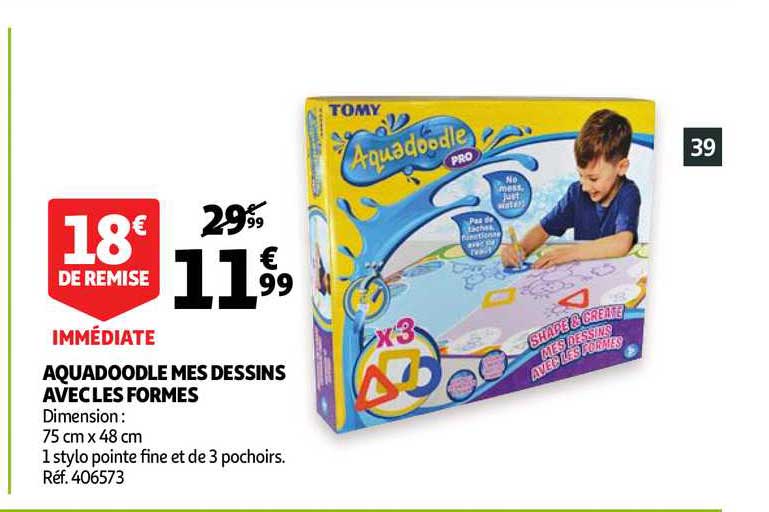 aquadoodle mes dessins avec les formes