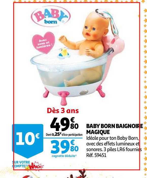 baby born baignoire magique
