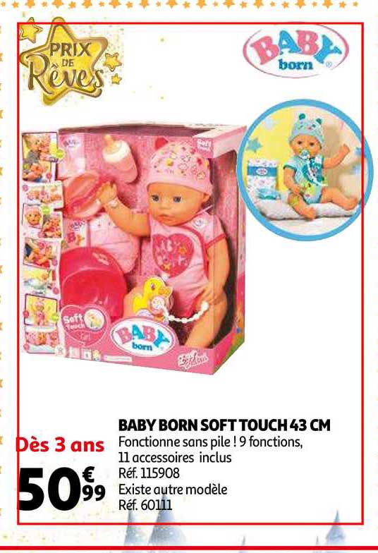 baby born sotf touch 43 cm