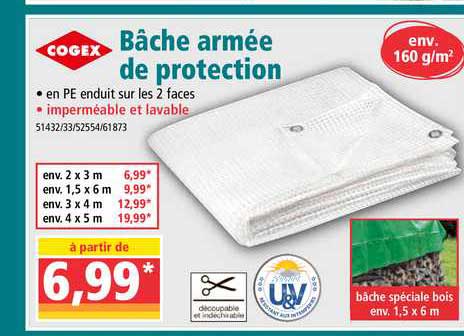 Bâche Armée De Protection Cogex