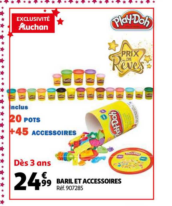 baril et accessoires play doh