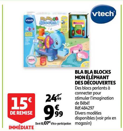 bla bla blocks mon éléphant des découvertes