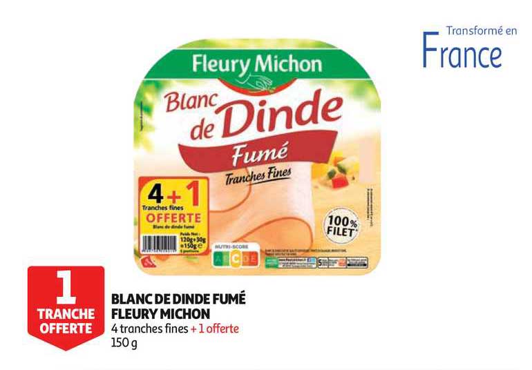blanc de dinde fumé fleury michon