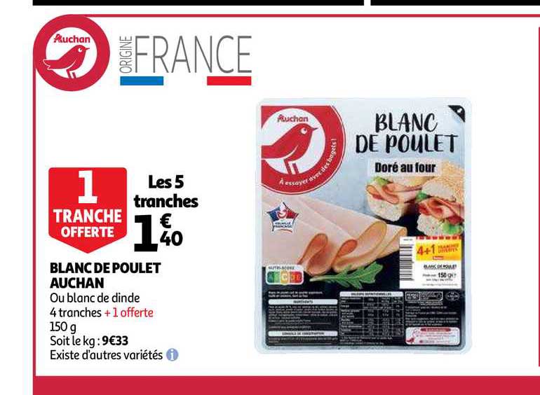 Blanc De Poulet Auchan