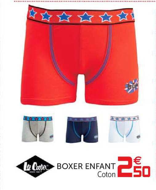 boxer enfant lee cooper