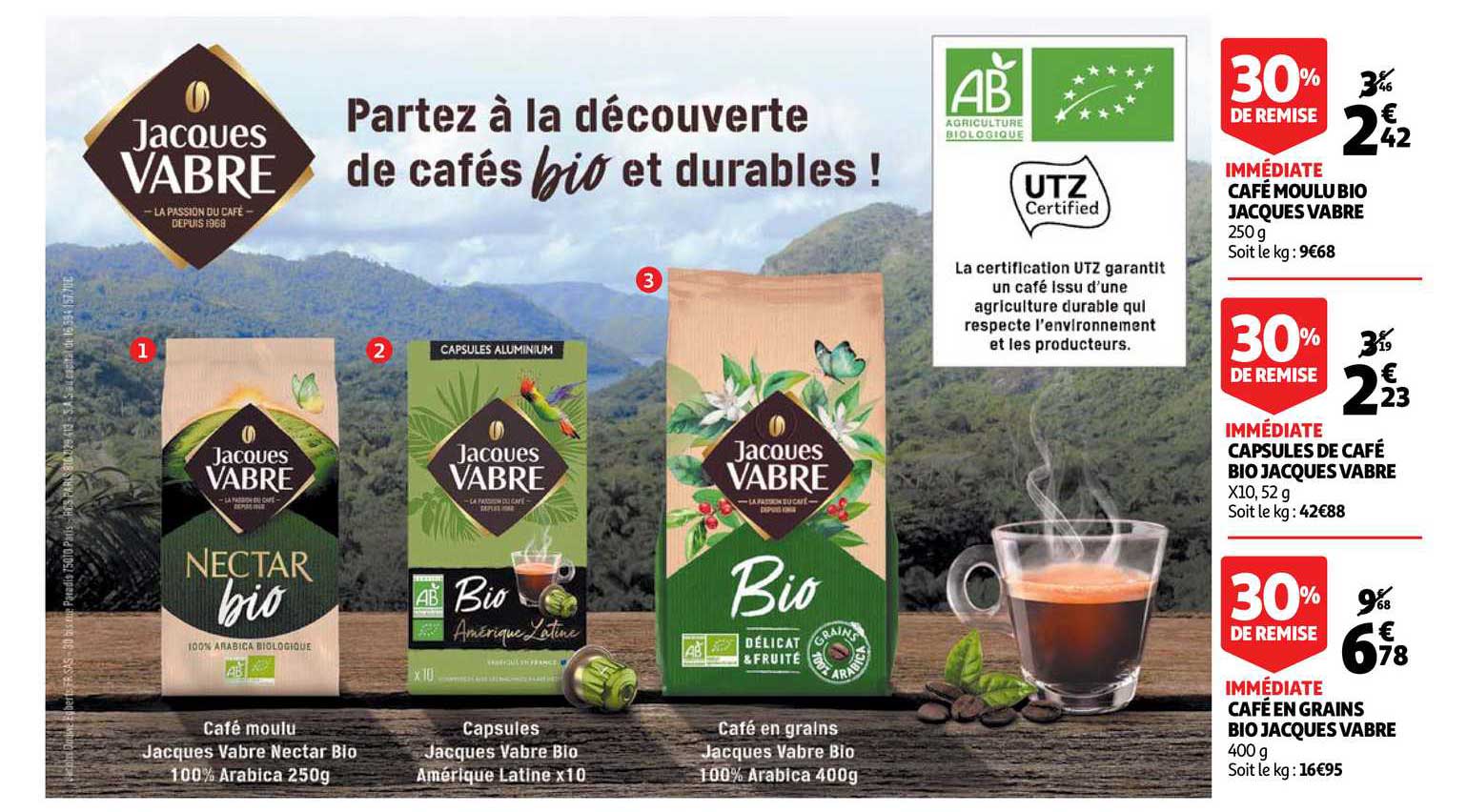 café moulu jacques vabre capsules de café bio jacques vabre café en grains jacques vabre