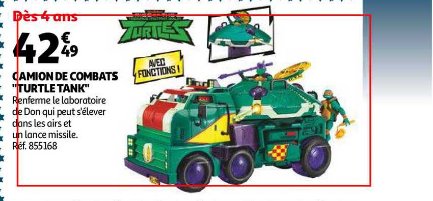 camion de combats turtle tank