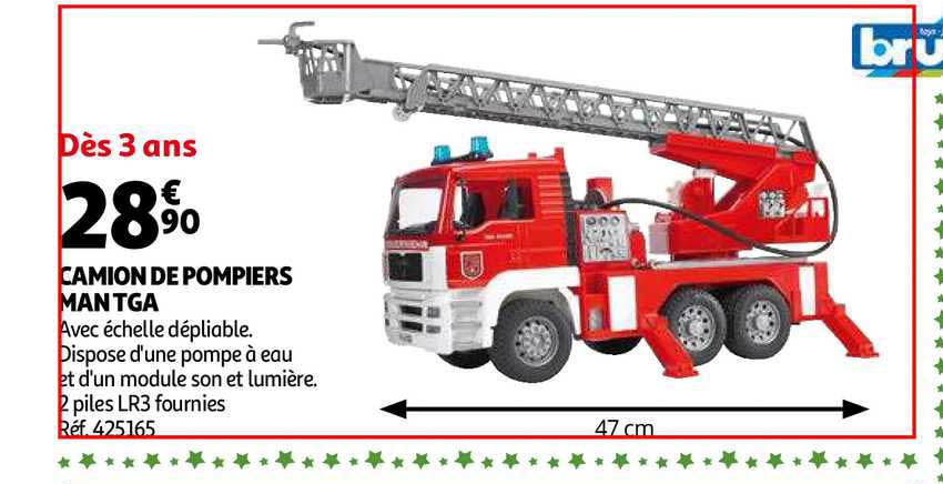 camion de pompiers man tga