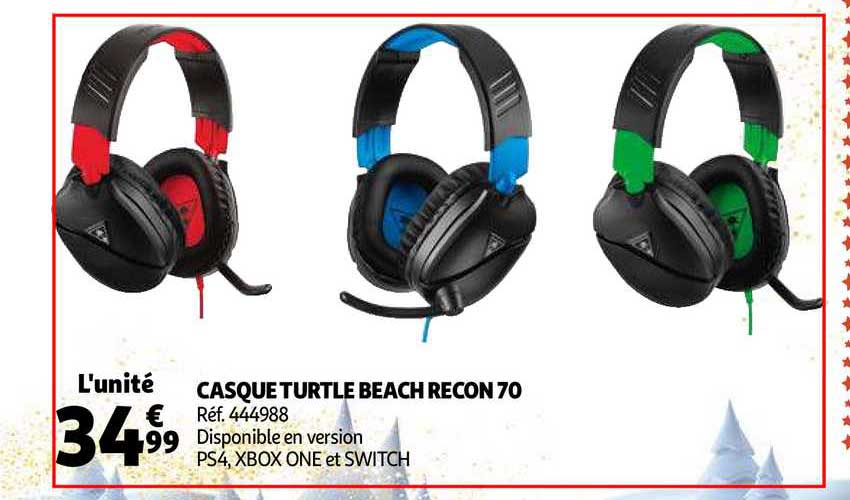 casque turtle beach recon 70