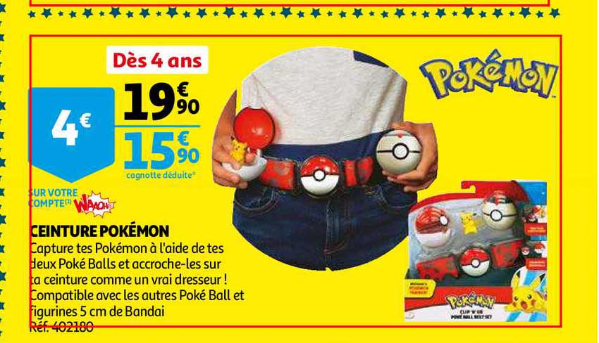 ceinture pokémon waaoh