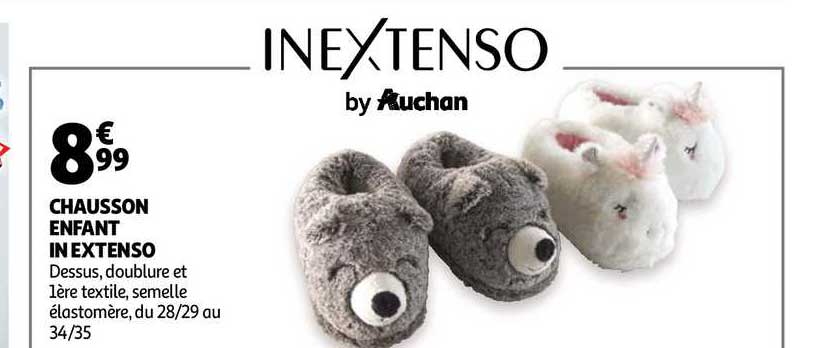 Chausson Enfant In Extenso