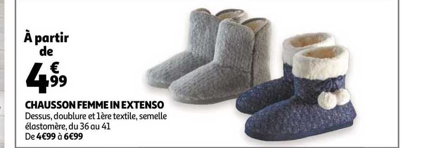 chausson femme in extenso