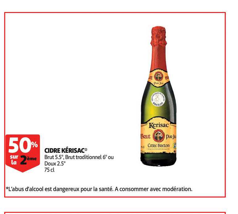 Cidre Kérisac 50% Sur La 2ème