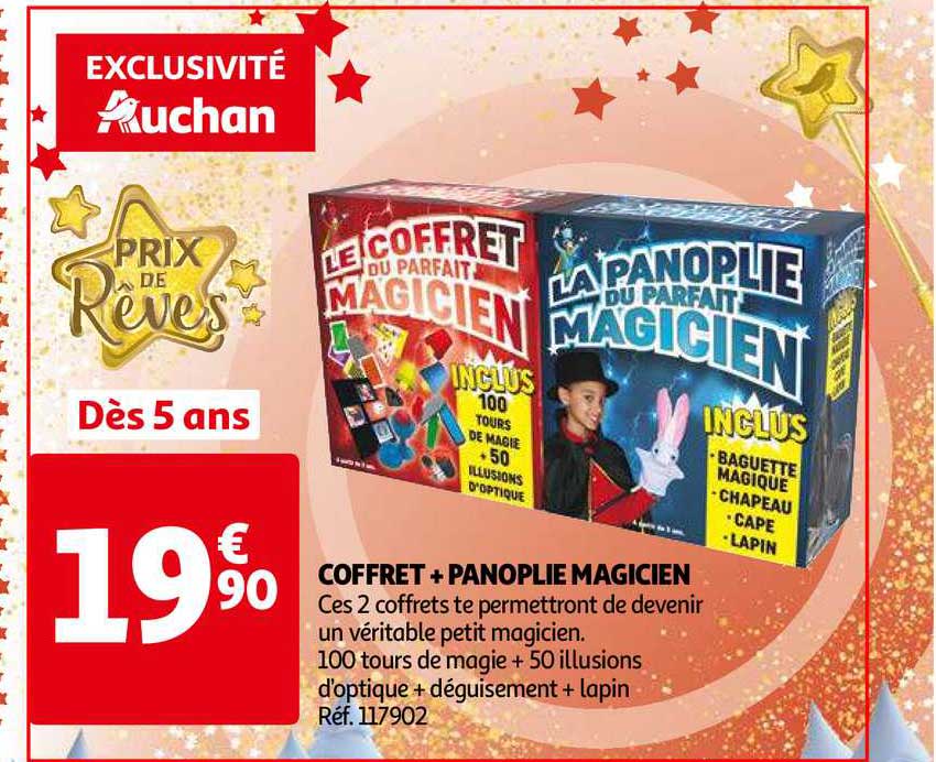 coffret + panoplie magicien