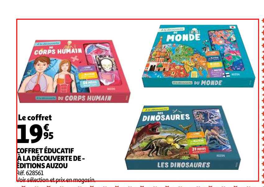 coffret éducatif à la découverte de éditions auzou