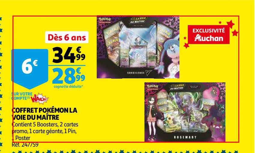 coffret pokémon la voie du maître