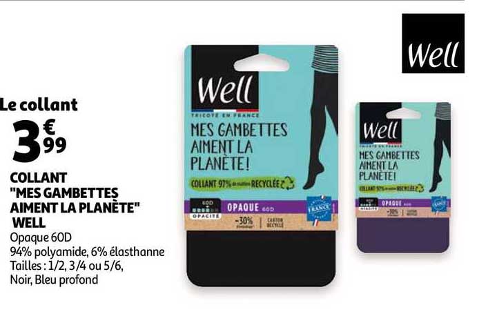 collant mes gambettes aiment la planète well