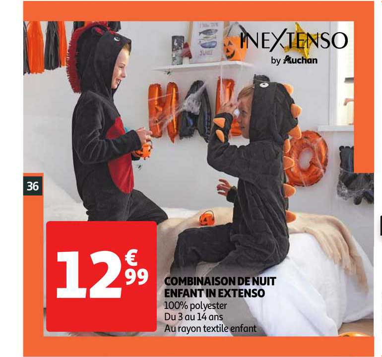 combinaison de nuit enfant in extenso