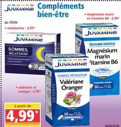 compléments bien être juvamine