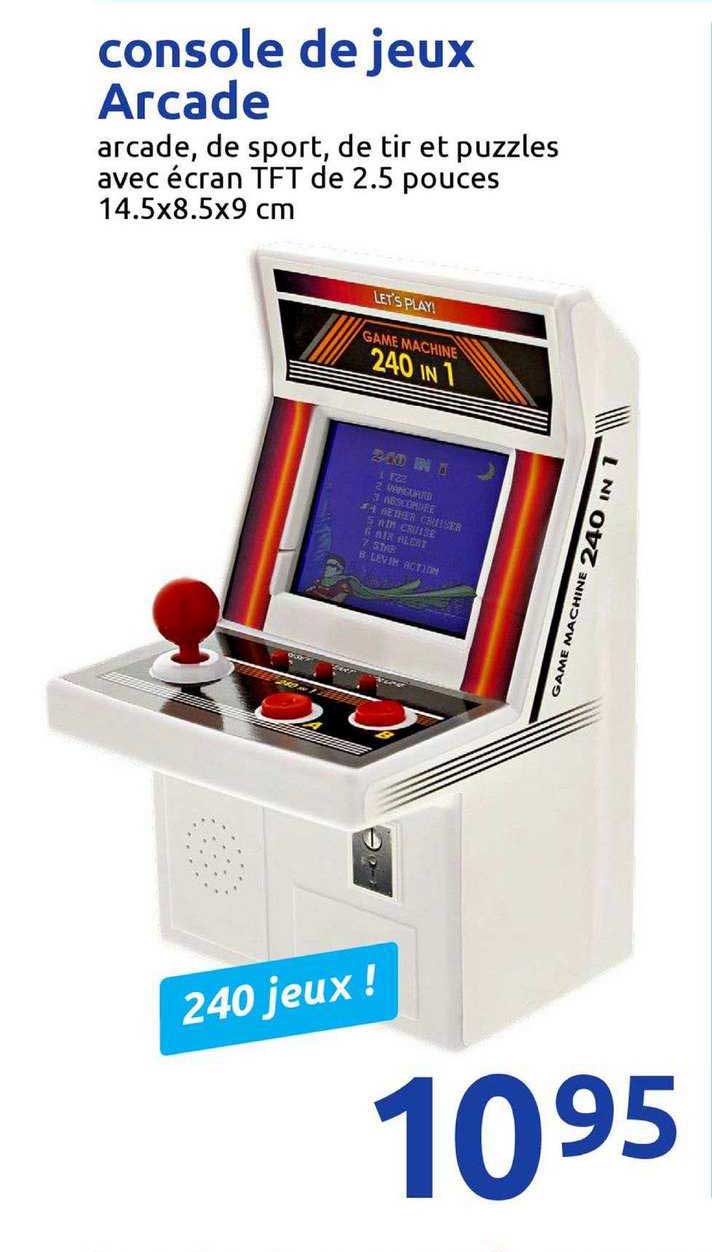 console de jeux arcade