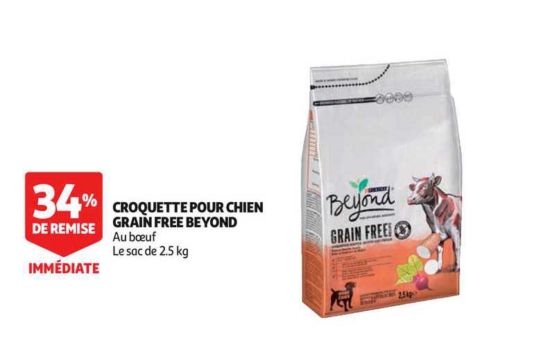 croquettes pour chien grain free beyond 34% de remise immédiate