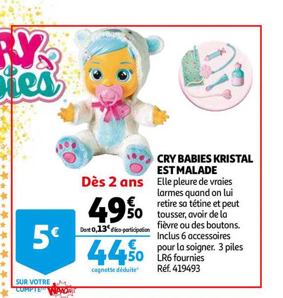 cry babies kristal est malade