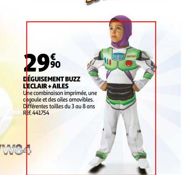 Déguisement Buzz L'éclair + Ailes