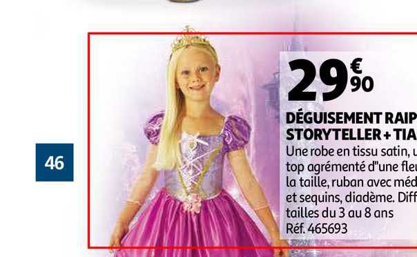 déguisement raiponce storyteller + tiare